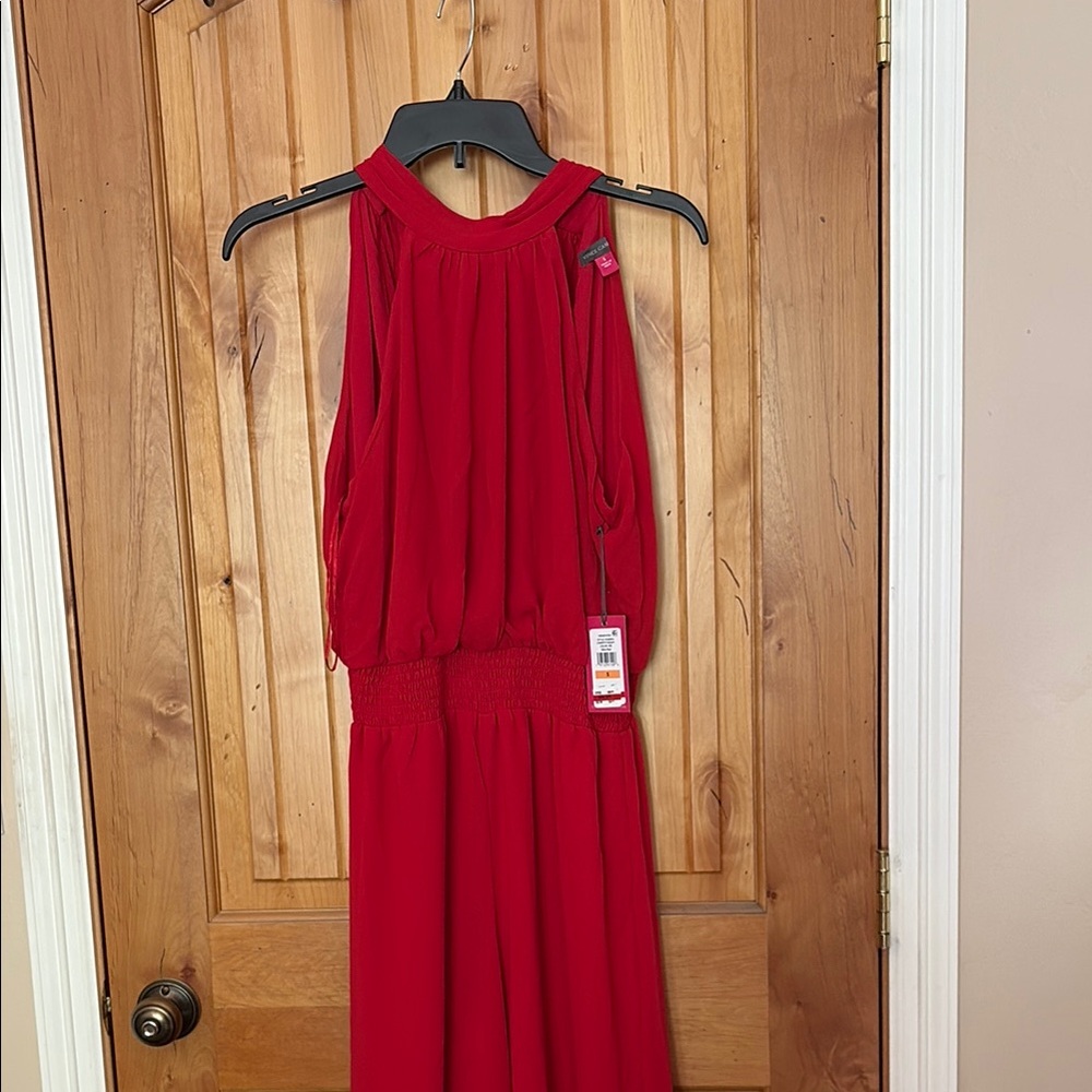 Red Vince Camuto jumpsuit